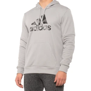 Adidas Entrenamiento Sudadera con Capucha Sudadera Para Hombres Mediana Gris Camuflada GG Big BOS Sudadera con Capucha Nueva - Imagen 1 de 4