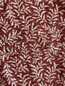 Waverly Valance Layered Red Gingham Floral Leaves 75x15 Scalloped EC multiple Av - Picture 1 of 8