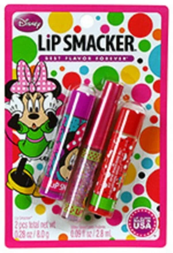 LIP SMACKER 3pc Balm & Glitter Gloss Minnie Mouse Collection Set - Image 1 of 1