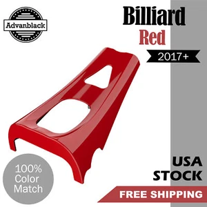 Advanblack Billiard Red Chin Spoiler Fits 2017+ M8 Harley Davidson Touring - Foto 1 di 8