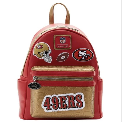 Loungefly NFL San Francisco 49ers Patches Mini Backpack Cover