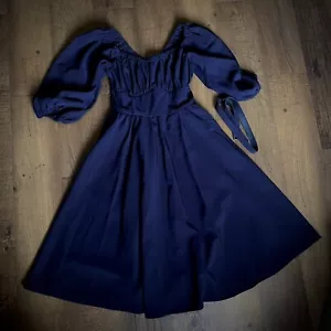 Vixen Micheline Pitt Urlaub Schaukel Kleid marineblau S klein - Bild 1 von 6