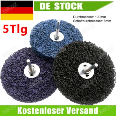 5X Reinigungscheiben Schruppscheibe CSD Scheibe CBS Grobreinigungsscheibe 100MM - Bild 1 von 4