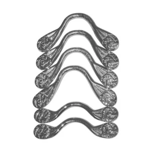 Pool Snooker Billiard Table Pocket Brackets Bolt Down Fitting Fancy Chrome - Picture 1 of 19