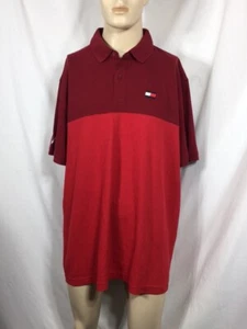 Men's NWT Tommy Hilfiger Sport Burgundy/Red Short Sleeve T-Shirt Size XXL - Picture 1 of 5
