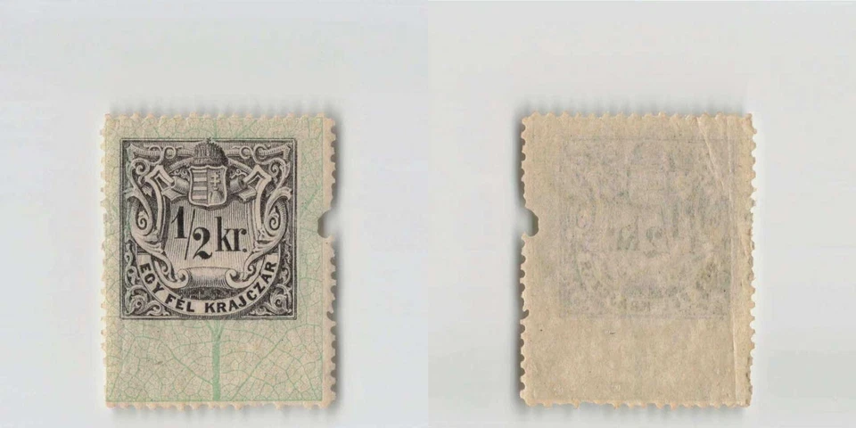 *Hungary Revenue Stamp, 1/2 Korona 1870 , Fiscal Cinderella Tax [S6181]7e3 - Image 1 of 1