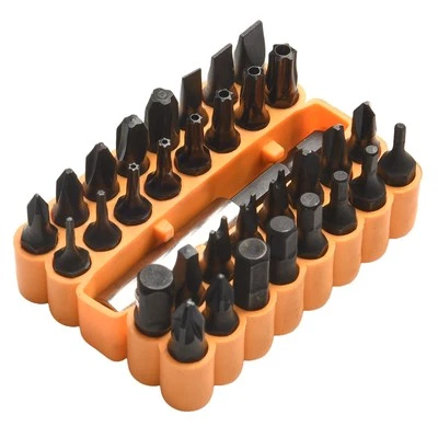 Screwdriver Bit Set 33 Pieces Hex Shank Cross and Special Shaped Tools - Image 1 of 4
