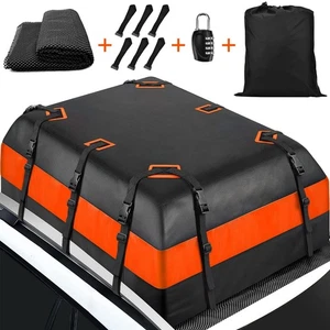 600L Auto Dachbox Dachkoffer Faltbare Dachtasche Dachgepäckträger Wasserdicht - Bild 1 von 8