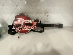 XBox 360 Guitar Hero Aerosmith Les Paul Gibson W/ Strap NO Dongle Untested - Picture 1 of 8
