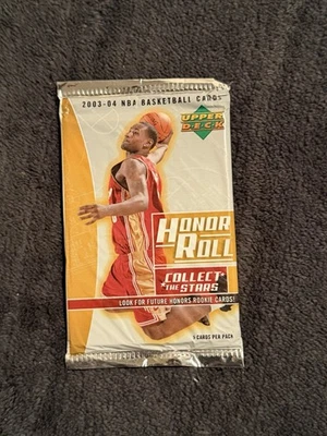 2003-04 Upper Deck Honor Roll Basketball Unopened Sealed Pack LeBron Rookie Year - Image 1 of 2