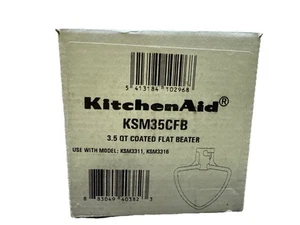 KitchenAid KSM35CFB 3.5 Qt Coated Flat Beater, White New - Picture 1 of 3