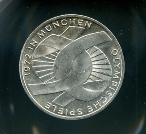 Allemagne Monnaie Munchen Olympische  Spieleb 1972  10 Deutsche Mark - Picture 1 of 2