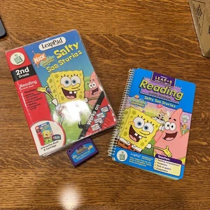 Leapfrog LeapPad SpongeBob SquarePants, salty sea stories, book and cartridge - Picture 1 of 8