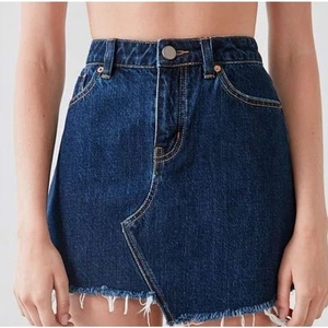 Urban Outfitters BDG Asymmetrical Hem Denim Skirt Blue Women’s Size Small - Picture 1 of 7