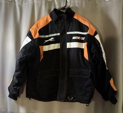 Chaqueta de moto de nieve ARCTIC CAT de colección naranja negra moto de nieve XL ropa ártica Foto 1 de 4