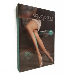 MODASANA COLLANT DONNA 70 DEN 12/15 MMHG MAGLIA A NIDO D'APE CALIBRATO - Foto 1 di 1
