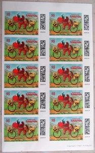 Portogültige Briefmarken Dt Post Markenset 10x95 Cent DER KLEINE DRACHE Kokosnus - Bild 1 von 2