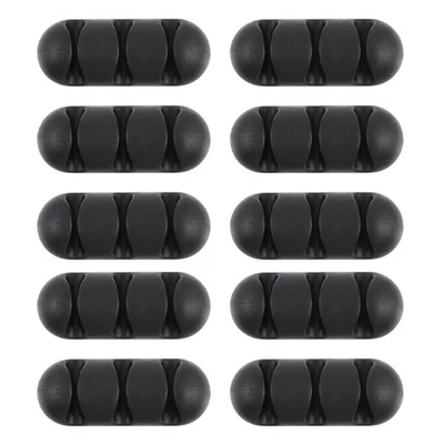  10 PCS Ladekabelhalter Kabelorganisatoren Kabelmanagement Am Schreibtisch - Bild 1 von 4
