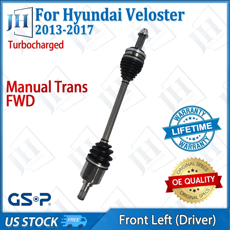 Eje CV conductor delantero izquierdo OE para Hyundai Veloster 13-17 L4-1,6 L tracción delantera manual Foto 1 de 4
