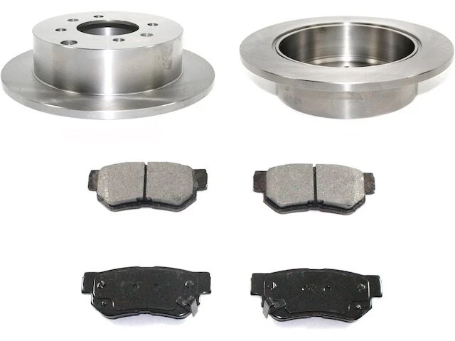 Kit de pastillas de freno trasero y rotor para Kia Optima 2001-2006 2002 2003 2004 YV262MG Foto 1 de 1