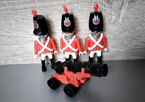 Playmobil 7675 Engländer Rotröcke Kavallerie 3 Stück mit Kanone - Bild 1 von 6