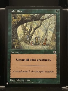 Mobilize Portal Regular NM The List Mystery MTG Magic Card - Foto 1 di 1