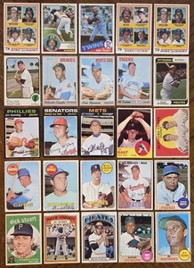 (25) 1960s-70s-80s TOPPS HOF/STAR CARDS TONY GWYNN RC,KALINE, STARGELL READ DESC - Picture 1 of 24