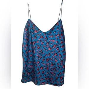 PAIGE Cicely Blue and Pink Floral Camisole - Picture 1 of 6