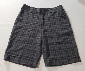 Ben Hogan Shorts Herren 30 grau kariert Golf vorne flach leicht *Mangel - Bild 1 von 7