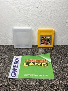 Donkey Kong Land (Game Boy 1995) cartuccia Nintendo con custodia e manuale - Foto 1 di 6