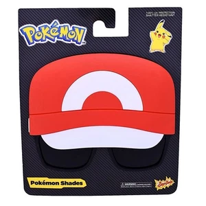 Sun-Stache Sunglasses - Pokémon Ash Ketchum Ballcap design | Costume Cosplay - Picture 1 of 3