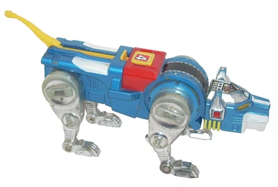 1981 Voltron Blue Lion Figure Y&K GB-36 Die-cast Japan Vintage *Read* - Image 1 of 4