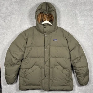 Patagonia Giubbotto Uomo Downdrift con Cappuccio Verde Taglia XXL - Foto 1 di 15