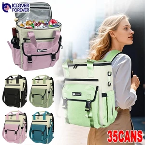 35 Cans Women Cooler Backpack Waterproof Insulated Leakproof for Camping Beach - Picture 1 of 11
