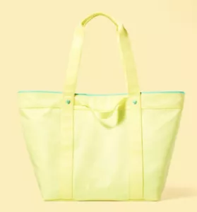 Stoney Clover Lane x Target Yellow Green Beach Tote Bag IN HAND New with Tag - Picture 1 of 4