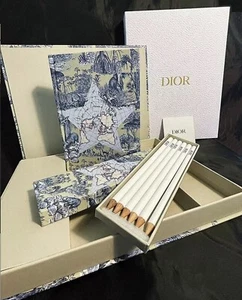 DIOR ⭐ AROUND THE WORLD Notebook & Pencils ⭐ STATIONERY Office  Set ⭐Limited Ed - Picture 1 of 11