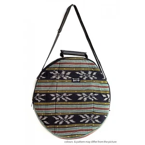 Trommel Tasche Ikat Durchmesser 50 cm Schamanentrommel Rund mit Schultergurt - Bild 1 von 5