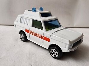 Corgi Juniors White Range Rover Police rare Emergency decal A4
