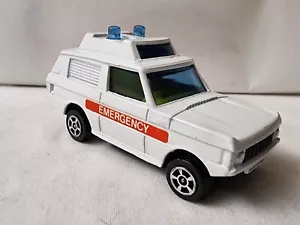 Corgi Juniors White Range Rover Police rare Emergency decal A4 - Picture 1 of 8