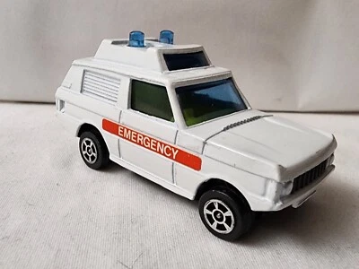 Corgi Juniors White Range Rover Police rare Emergency decal A4 - Image 1 of 4