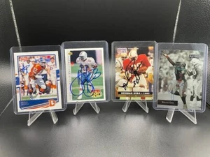 TROY VINCENT, STEVE ATWATER, BRYAN COX, MIKE ROZIER AUTOGRAPHED CARDS- GET ALL 4 - Picture 1 of 13