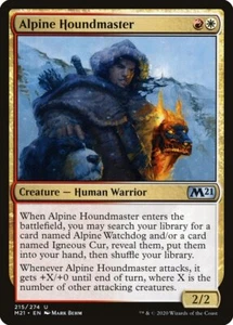 4x Alpine Houndmaster - NM - Core Set 2021 - SPARROW MAGIC mtg - Picture 1 of 1