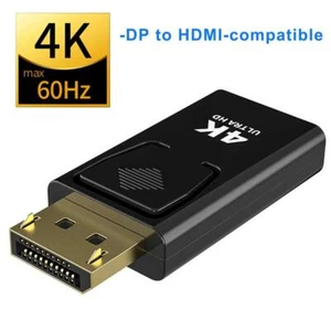 4k Display Port DP zu HDMI Flat Adapter Konverter für 1080p HDTV PC Hot./ 🥇 - Bild 1 von 13