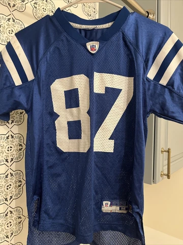 Reebok NFL Indianapolis Colts Reggie Wayne Football Jersey Youth Medium Cover