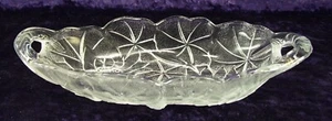 Attractive Depression Glass Oval Condiment Serving Tray - Picture 1 of 3