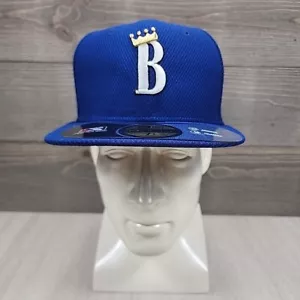 Burlington Royals Diamonds Hat Cap New Era Fitted Size 7 1/4 MiLB Baseball - Picture 1 of 18