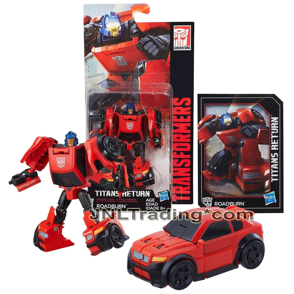 Year 2016 Transformers Generations Titans Return Legends 4" Figure - ROADBURN - Image 1 of 1