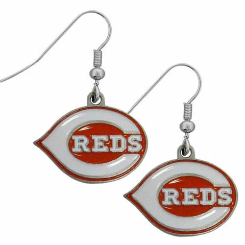 Cincinnati Reds MLB Dangle Ear Rings Cover