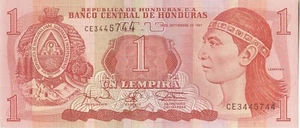 HONDURAS BANKNOTE 1 P79A 1987 UNC - Picture 1 of 1