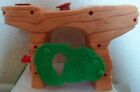FISHER PRICE LITTLE PEOPLE ZOO FARM BUILDING ROCK TREE WITH LIFTING GATE (BXT)